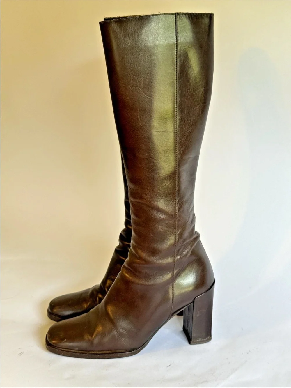 Gucci Brown Leather Boots Women's Size 5.5